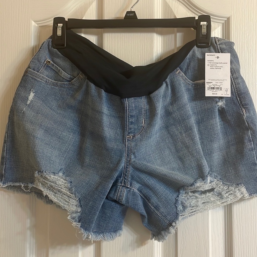 Sonoma Denim/ Jean Maternity Shorts New with tags
